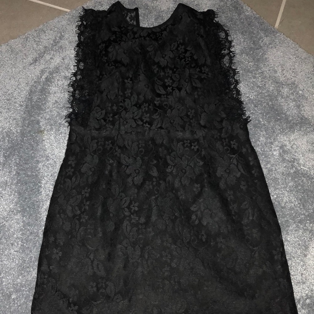 Little black lace dress